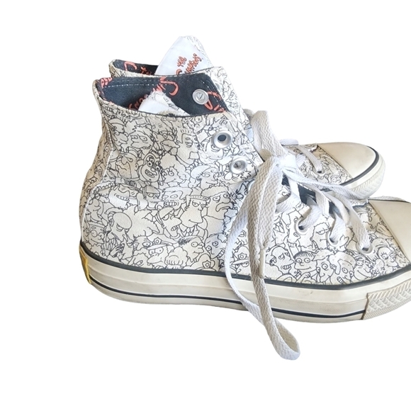 THE SIMPSONS Coverse All Stars Lifting Gym shoes chuck taylor - Picture 1 of 7